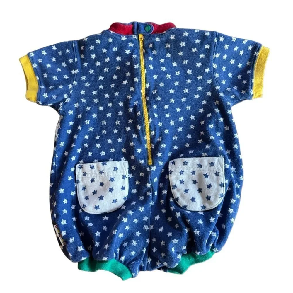 Vintage Gymboree Infant 1990s Helicopter Embroidered Helicopter Planes Onesie